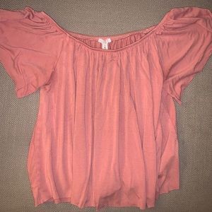 Off the shoulder shirt